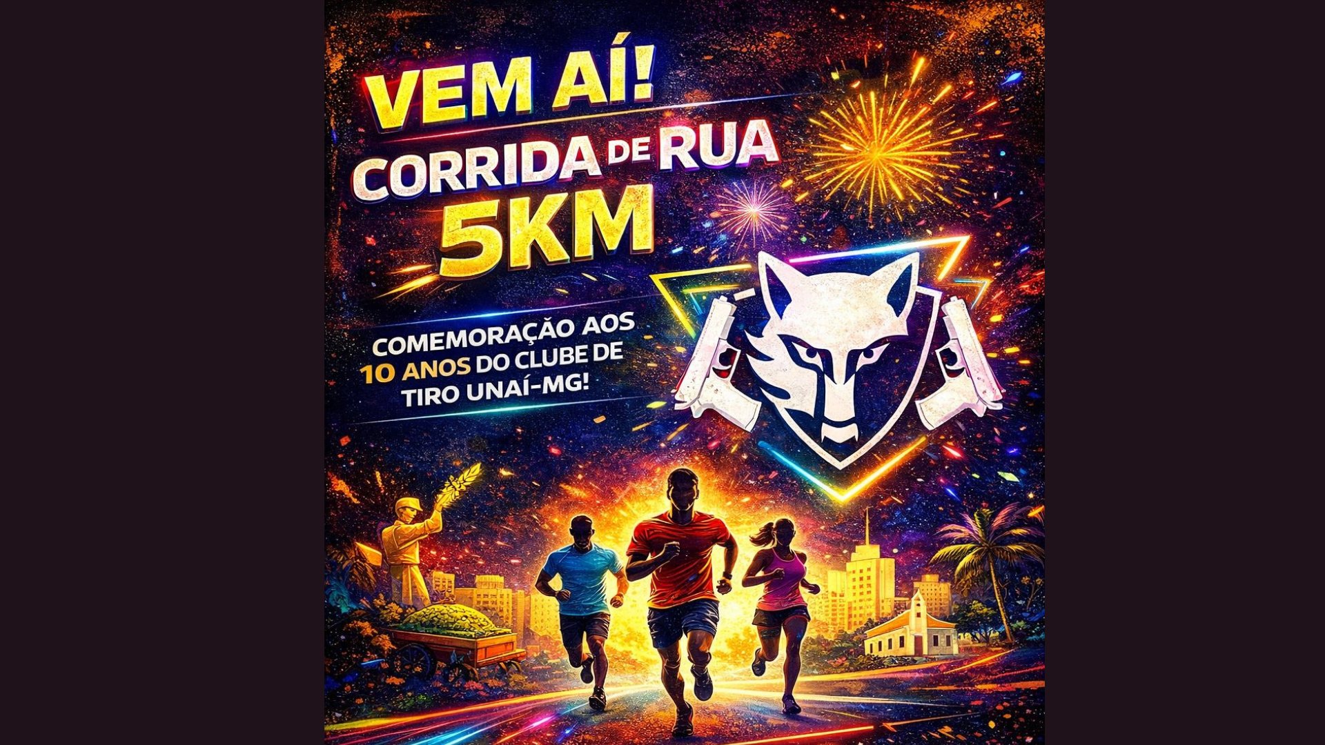 CORRIDA CLUBE DE TIRO 10 ANOS - UNAI MG